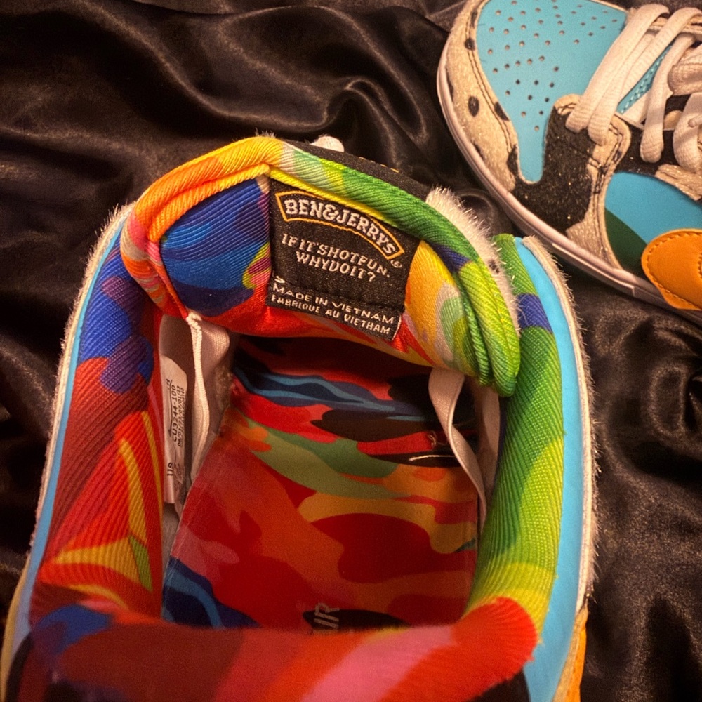 Nike Multicolor Cow Print Sneakers - Picture 5 of 5